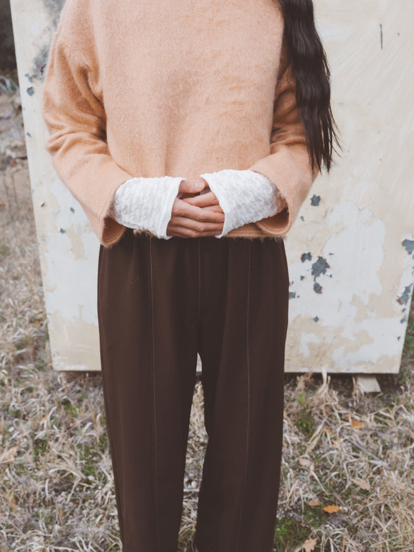 Mohair Sunday Jumper in Dusty Peach